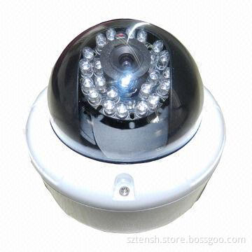 600TVL CCTV Dome Camera, 0 to 25m IR Distance Range